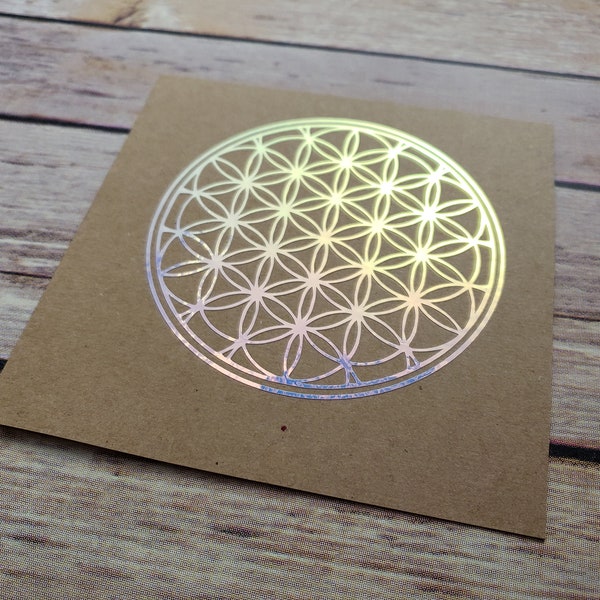 Flower of life Vinyl Decal / Geometric Mandala / Yeti, Car, Laptop Stickers / Sacred Geometry