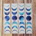 Moon Phases Vinyl Decals / Hydro Flask, Car, Laptop Stickers 