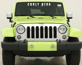 Custom Car Name Decal / Personalized Jeep Name Windshield Stickers
