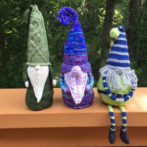 Knitted Gnome amigurumi gnome cute gnome stuffed gnome