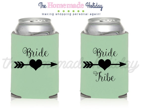 Conjunto de 3 Soporte novia tribu cerveza de lata del refrigerador del