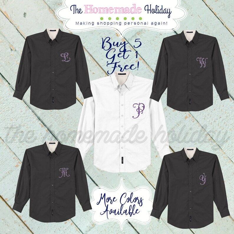 bridesmaid oxford shirts