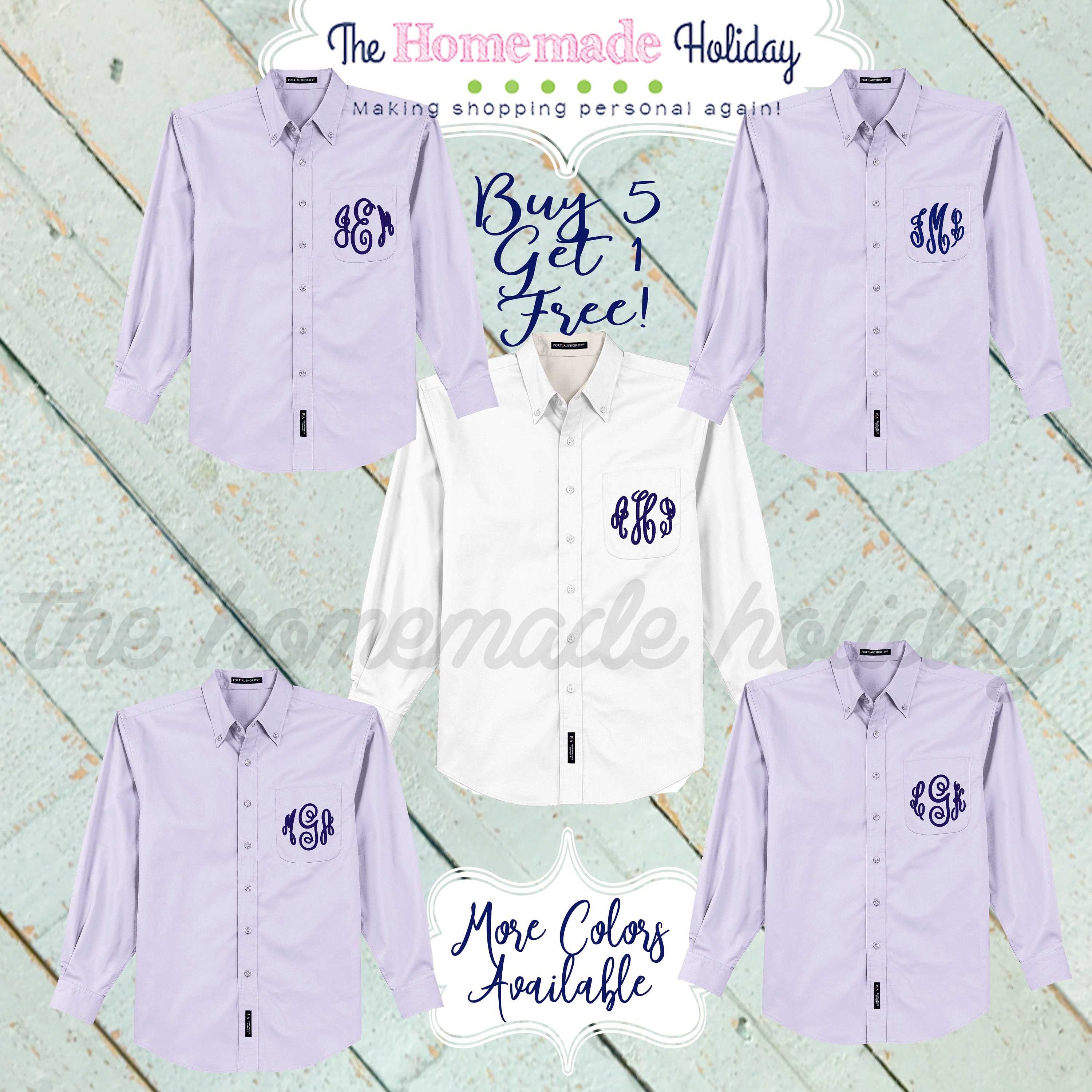 bridesmaid oxford shirts