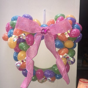 Minnie Mouse easter egg wreath