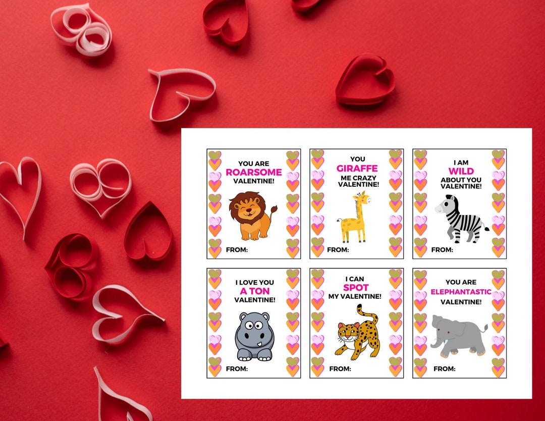 printable-kids-valentine-s-cards-savannah-animals-safari-animals-etsy