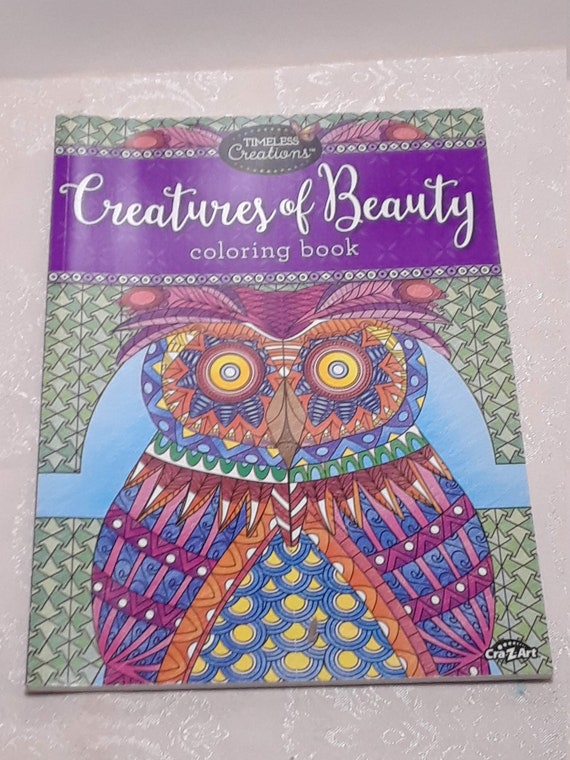Timeless Creations Creature of Beauty Coloring Book 