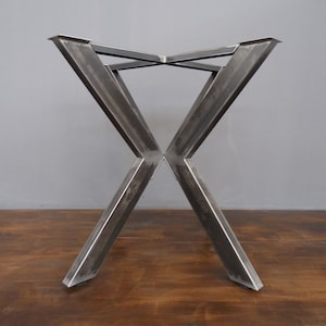 Dining Table Base / TRESTLE Metal Table Base / Sturdy & Durable Iron Table Base | YILDIZ Base 28