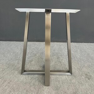 Stainless Steel Table Base Pedestal | Modern Patio Table Base | Dining Table Legs Modern ...