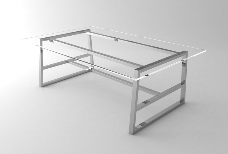 Modern Stainless Steel COFFEE Table Base Occasioanal Table Etsy