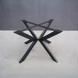 Metal Dining Table Base for ROUND Table Tops | YILDIZ BASE 46