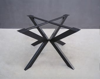 Metal Dining Table Base for ROUND Table Tops | YILDIZ BASE 46
