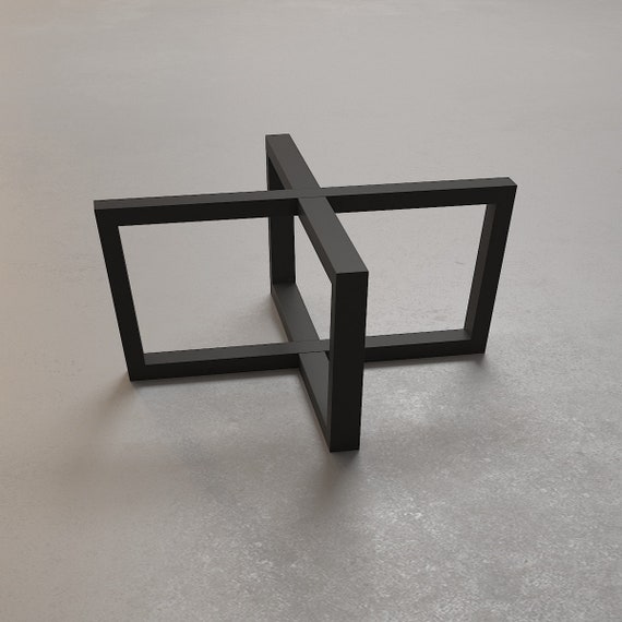 Square metal coffee table legs discount