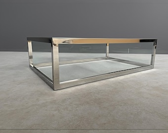 Coffee Table Base (Stainless Steel ) For Glass,Wood,Marble Tables -Handmade Furniture Legs.( Polished /Brushed )| Sofa Center Table Base
