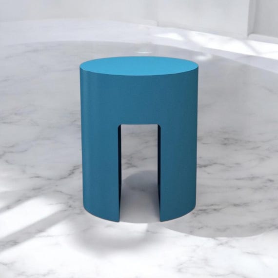 Modern Round Nesting Table |Metal Accent Table, Side Table | Living Room Coffee Table |Round End Table | Small Space Handmade Furniture|MAVI