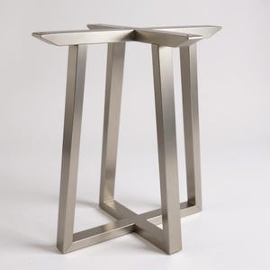 Stainless Steel Table Base Pedestal | Modern Patio Table Base | Dining Table Legs Modern & Kitchen Table Base| Breakfast Table Base