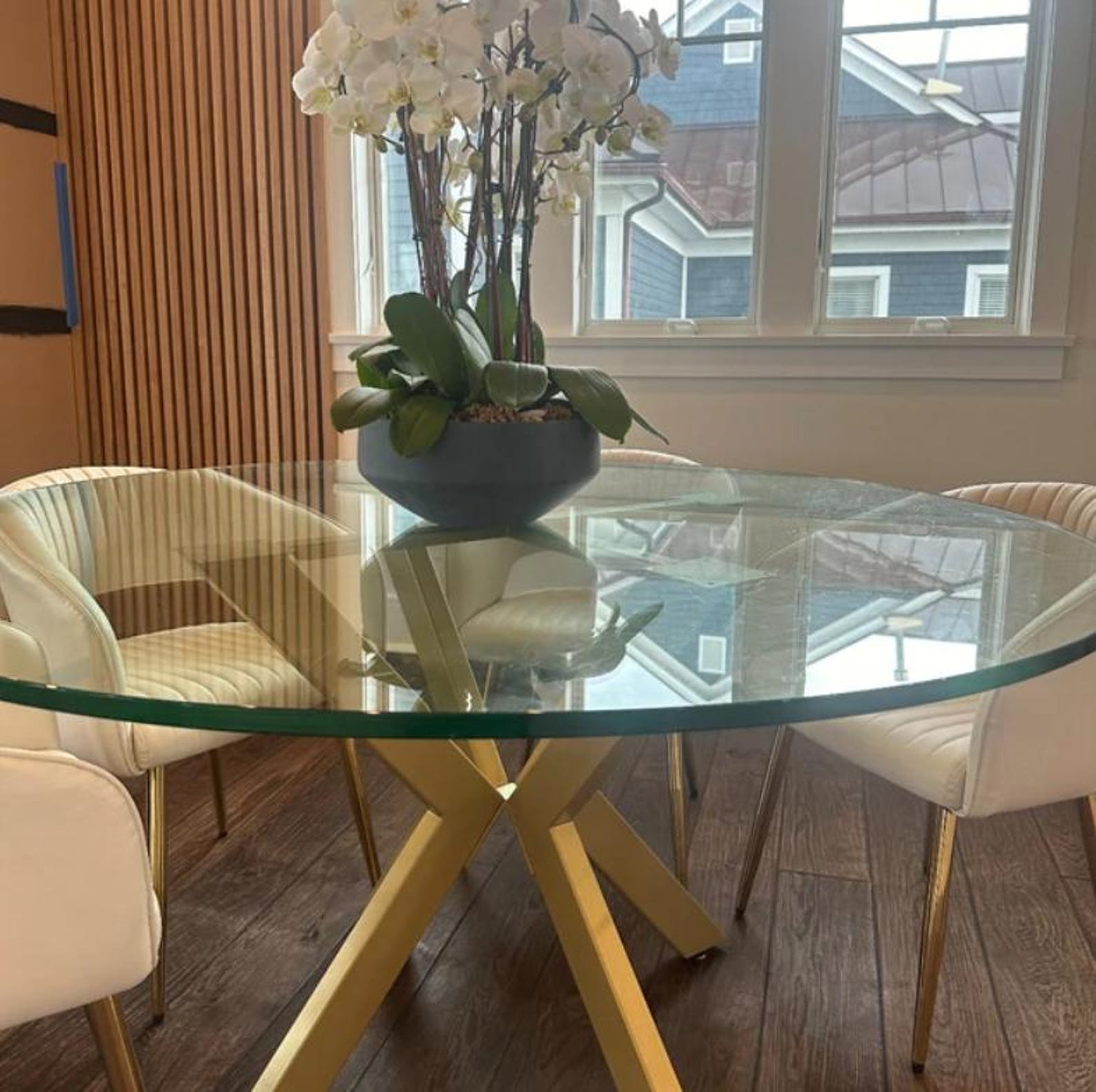 Heavy Duty Metal Dining Table Base :for 72” Round Tables | Modern Steel ...