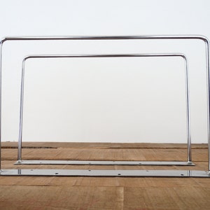 16" x 20" Steel Rod Table Bases,Table Legs, Rod 12 mm,  Height 12" - 16" SET (2)