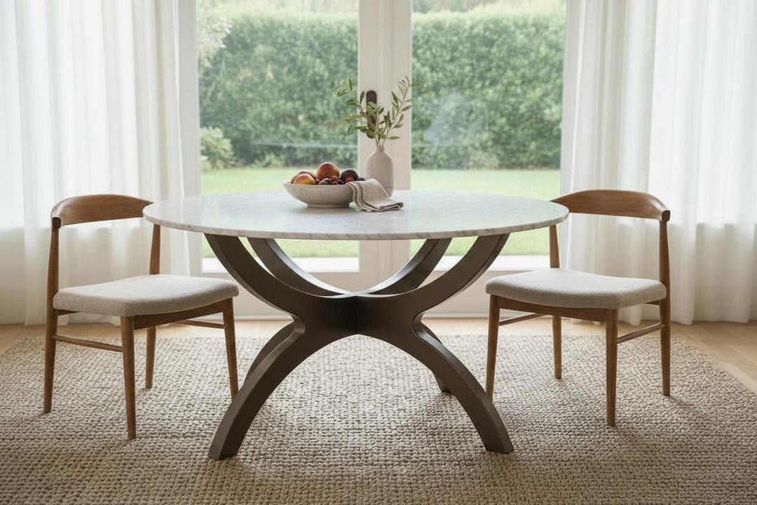 Table Base Design Modern Round Dining Table Base :steel Metal Base for Kitchen & Dining ...