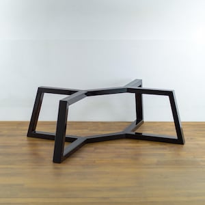 Trapezoid Metal COFFEE Table Base | Steel Table Legs for Center Tables for Long Sofas