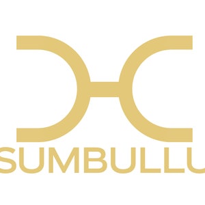 May include: A gold logo with the text "SUMBULLU" below it. The logo is a stylized letter "H" with two curved lines extending from the top and bottom.