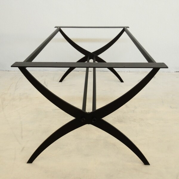 Iron Table Base 30" Dining Etsy