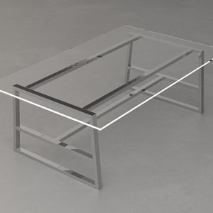 Modern Stainless Steel COFFEE Table Base | Occasioanal Table Base For Glass , Wood and Marble | DOGU 42