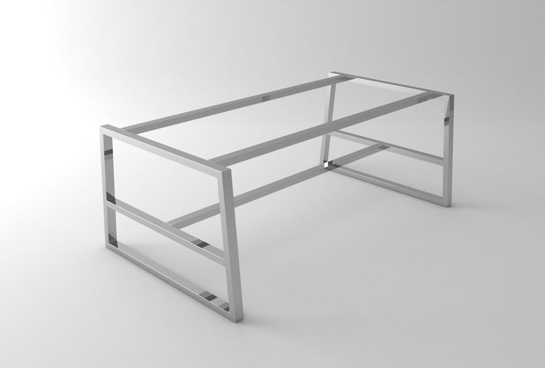 Modern Stainless Steel COFFEE Table Base Occasioanal Table Etsy