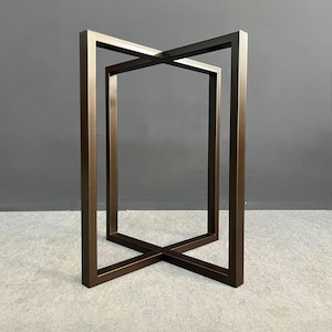 Round Table Base 35” Dia Steel | Bar Counter Height 35” to 42” | Custom Powder Coated | Handcrafted Metal Furniture