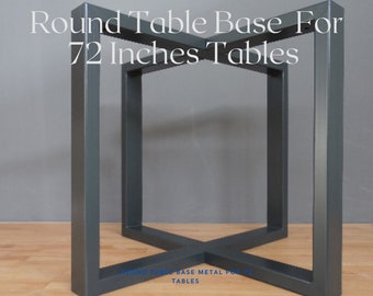 ROUND TABLE BASE  For 72'' Round  Tables / Dining Table Base / Metal Table Base For  Marble , Glass and Wood Table Tops