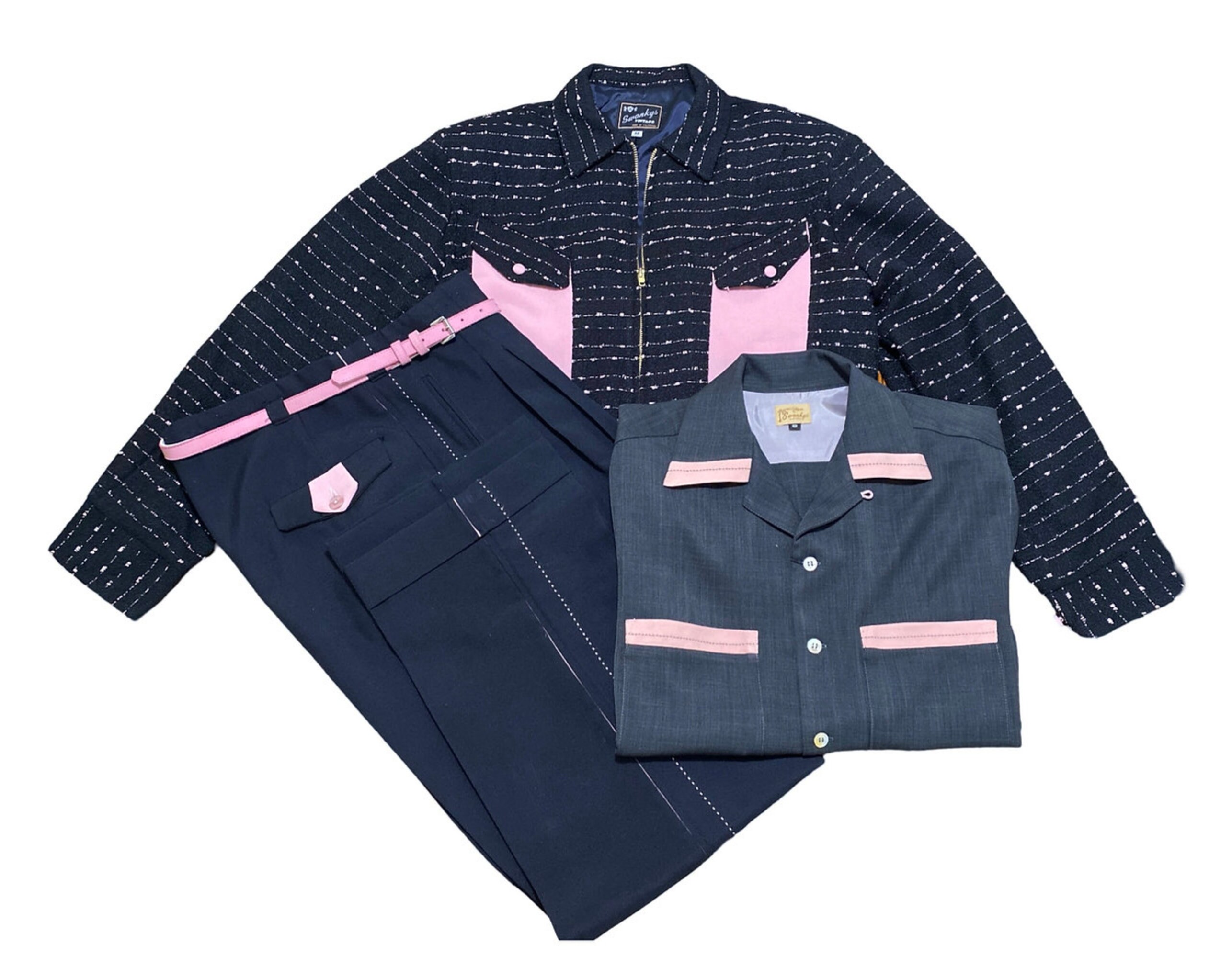 The Rambler Long Sleeve Vintage 50's Fleck Linen/rayon/cotton