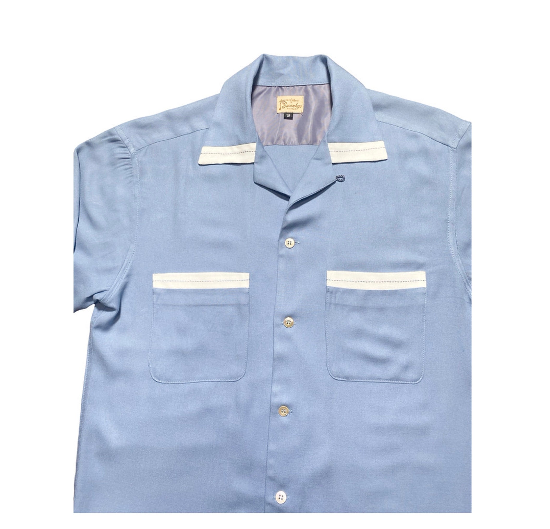 The Rambler Long Sleeve Vintage 50's Fleck Linen/rayon/cotton