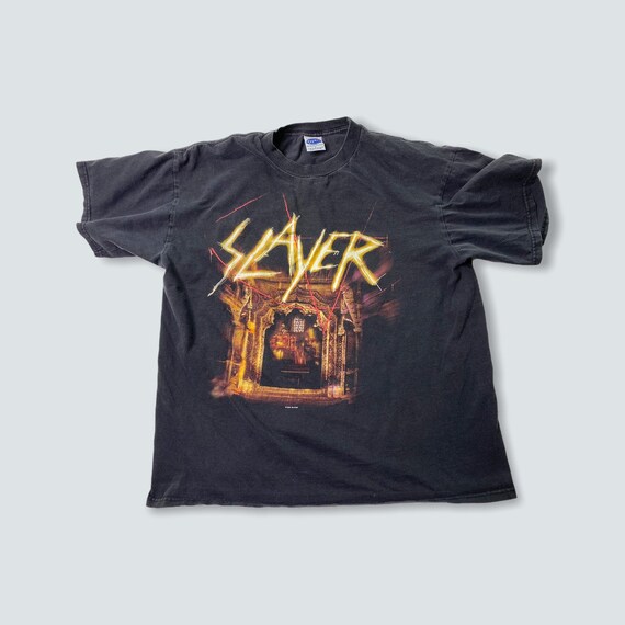 Vintage SLAYER tshirt shirt t-shirt death metal t… - image 1