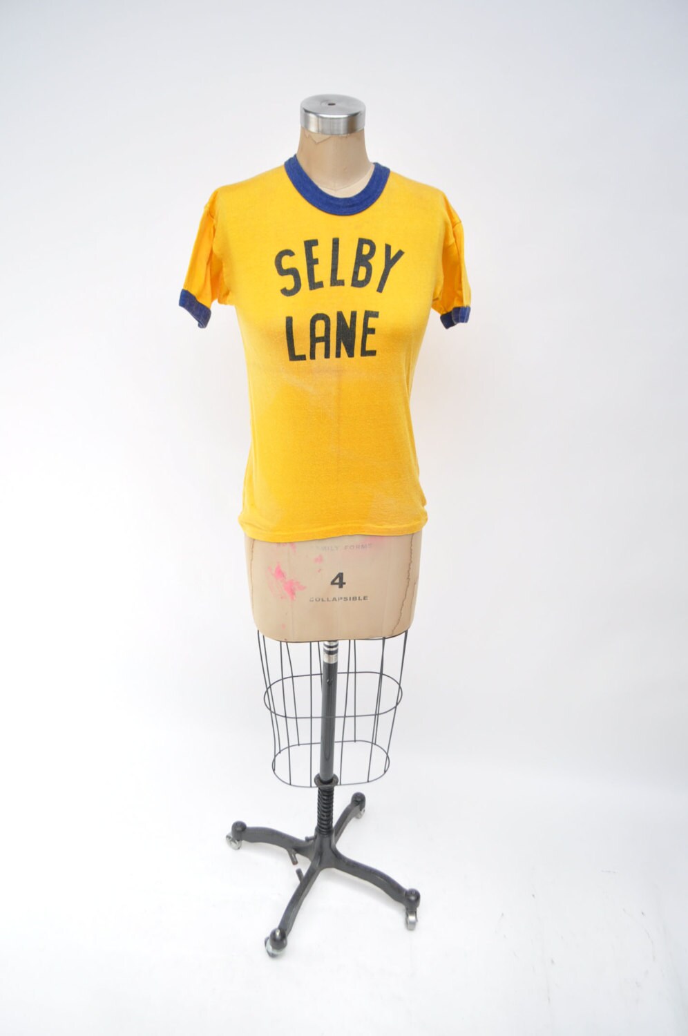 SELBY LANE vintage ringer tshirt tshirt shirt 1950s russell Etsy