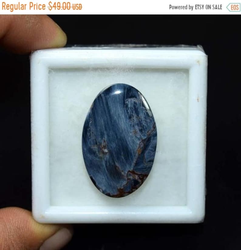 100 /% Natural Pietersite Oval Cabochon Untreated Loose Gemstone Cabochon 23.65 Cts