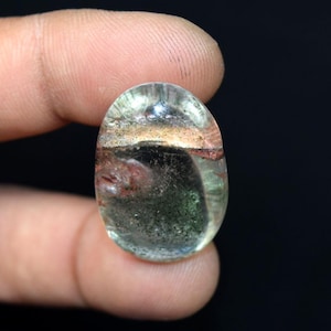 Natürliche Lodolith Garten Quarz Oval Cabochon Lose Edelstein 51.80 Cts
