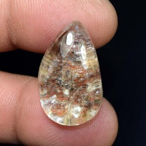 Lodolith Gartenquarz 35.90 Cts. Natürlicher Lodolith Garten Quarz Lose Edelstein, natürlicher Lodolith, Lodolith Anhänger, natürlicher Garten Quarz