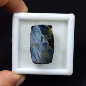 Cabujón de pietersita de primera calidad, piedra preciosa suelta de forma de cojín de cabujón de pietersita natural, piedra de pietersita 100 % natural, 23,60 ct