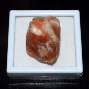 Sonnenstein 100 % Natürlicher Sonnenstein 168.65 Cts. Riesiger Sonnenstein-Rohtaschenstein, natürlicher Sonnenstein-Edelstein-Rohstein, heilender positiver Energiestein