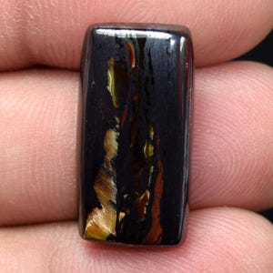 19,90 kt ijzeren tijgeroog cabochon – kussen edelsteen voor het maken van sieraden – gepolijste cabochon – genezend kristal