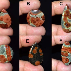 Cabochon di ossidiana arachide, pietra preziosa sciolta di ossidiana arachide naturale, pietra preziosa polacca di ossidiana arachide lavorata a mano, ciondolo in argento JU311
