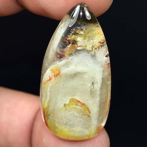 Lodoliet-tuinkwarts 52,45 ct., natuurlijke lodoliet-tuinkwarts losse edelsteen, natuurlijke lodoliet, lodoliet-hanger, natuurlijke tuinkwarts
