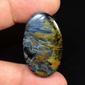 Pietersit Cabochon, Natürlicher Designer Pietersit Oval Cabochon Loser Edelstein, attraktive Muster Natürlicher Pietersit Stein 33.00 Cts