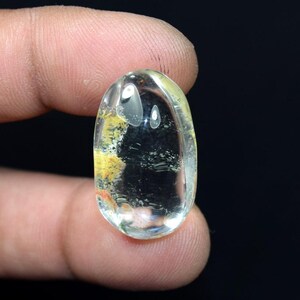 41.50 Cts Natürliche Lodolith Garten Quarz Oval Cabochon lose Edelstein