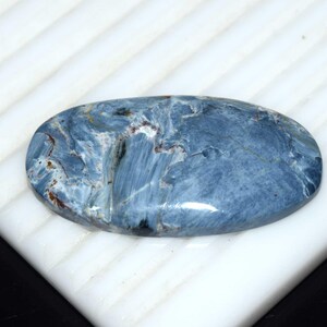 Cabochão de Pietersita, Cabochão Oval de Pietersita Natural, Padrão Atraente de Pietersita Natural, Pingente de Pietersita 23,00 Cts