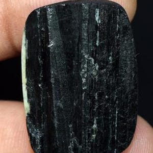 ブラックトルマリンカボション、天然ブラックトルマリンカボションルースジェムストーン、プロテクションストーン、ルートチャクラストーン、クリスタルヒーリング
