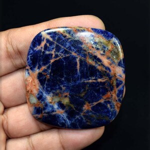 Multi sodaliet cabochon, natuurlijke sodaliet cabochon, sodaliet edelsteen, reiki meditatie edelsteen, helende kristalsteen 114,75 cts