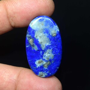 32,90 carats. Cabochon en lapis lazuli, cabochon en lapis lazuli 100 % naturel, pierres précieuses en vrac, bijoux en fil de lapis lazuli, bijoux en argent lapis