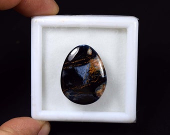 28.05 Cts. 100% Natural Pietersite Egg Cabochon Untreated Loose Gemstone