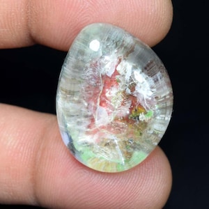 56.00 Cts Natürliche Lodolith Garten Quarz Phantasie Cabochon lose Edelstein