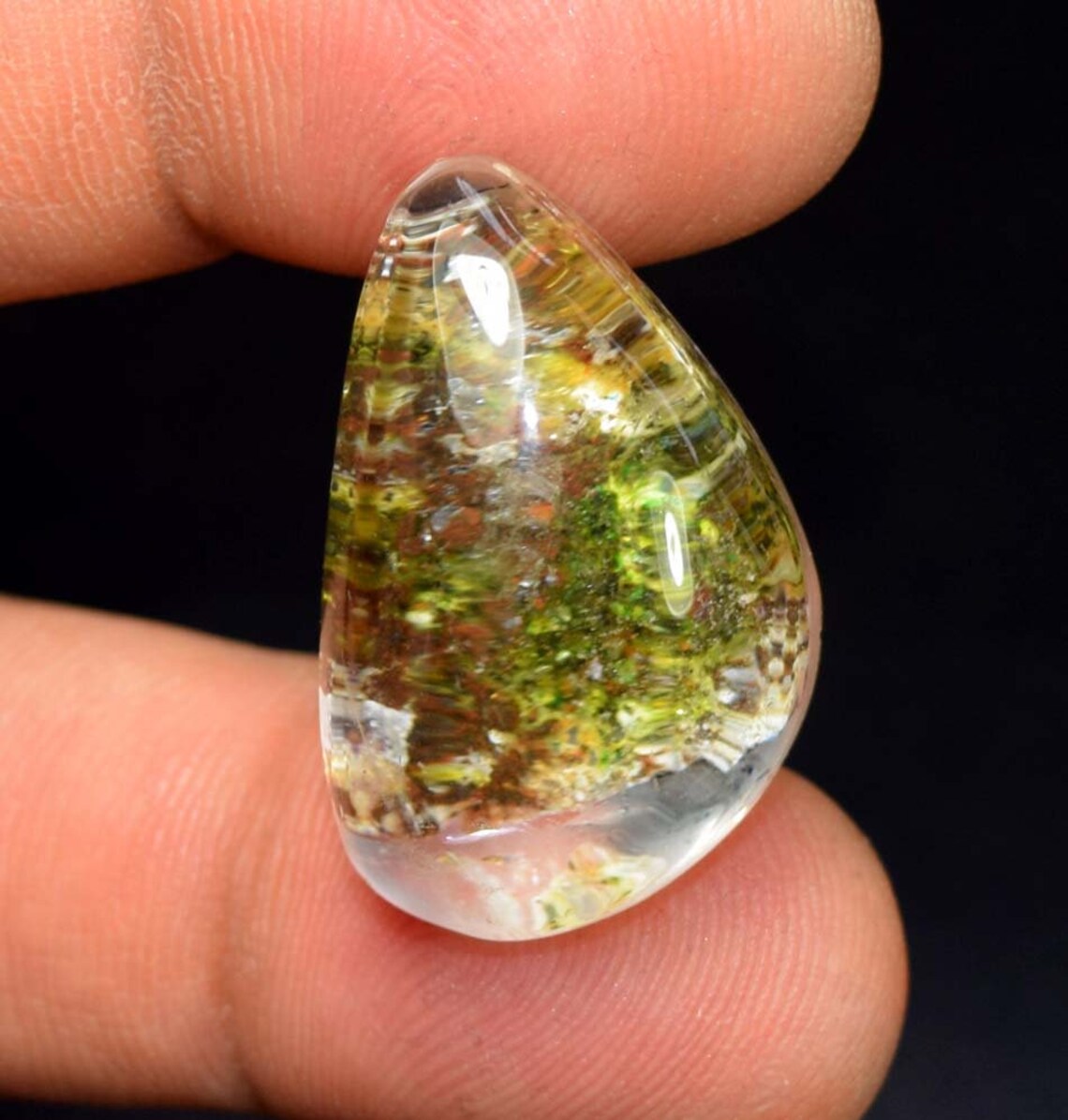 Lodolite Garden Quartz 44.45 Cts. Etsy